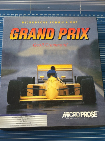 Grand Prix Microprose Atari Game