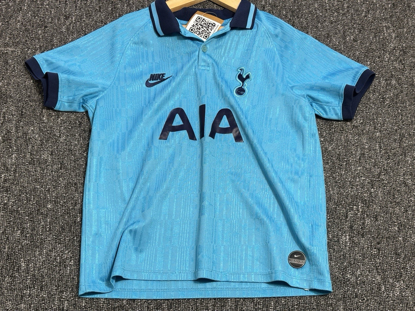 NIKE 2019/20 TOTTENHAM HOTSPUR 3rd FOOTBALL SHIRT JERSEY 122-128cm 7/8 Yrs