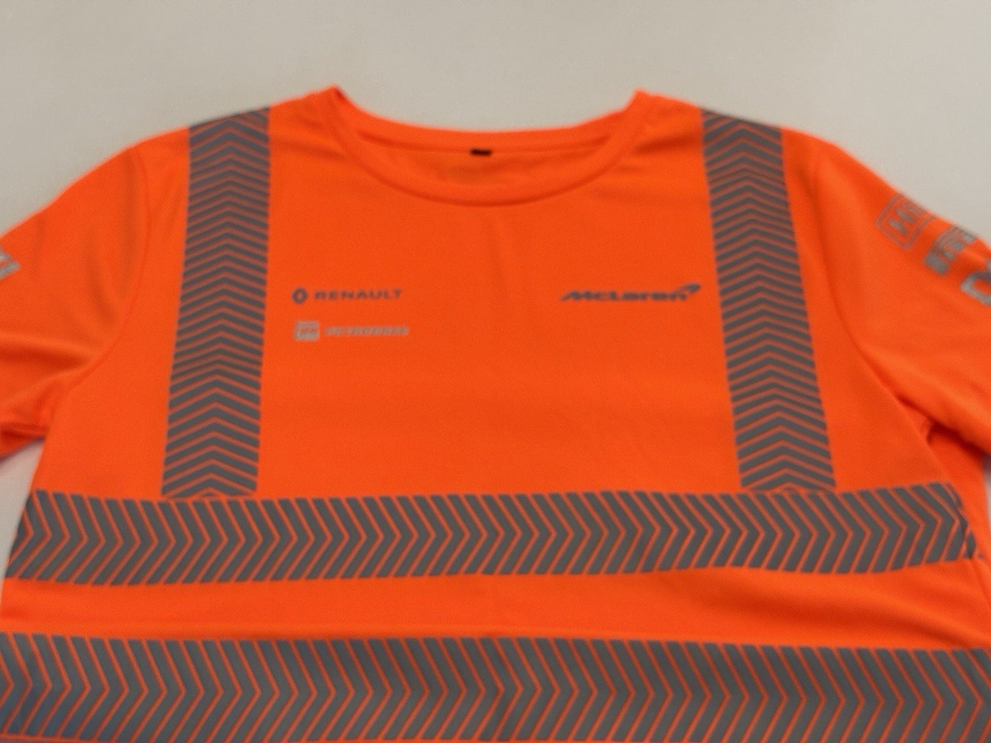 McLaren Formula 1 2019 Hi Viz Team Tee Pit Crew Size Medium