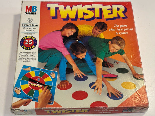Twister Game 25th Anniversary Edition 1993, MB Games Vintage Retro