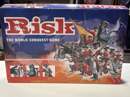 RISK BOARD GAME - PARKER/HASBRO 2004 -GOLDEN CAVALRY PIECE EDITION