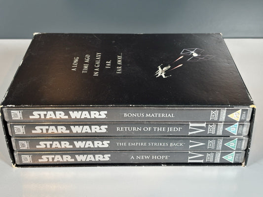 STARWARS TRILOGY 4 Disc Set 4 5 6 + Bonus Material DVD - CG S38