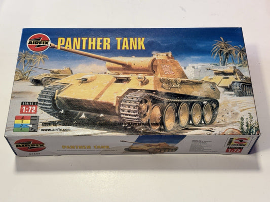 Airfix 01302 German Panther Tank Model Kit Scale 1:72 Brand New Sealed Series 1