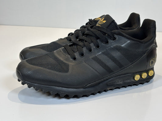 Adidas LA Trainer II Black/Gold Men's Trainers Size UK 9.5