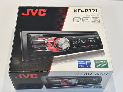 JVC KD-R321 Car Stereo Radio CD MP3 Player Receiver Head Unit AUX IN VGC+