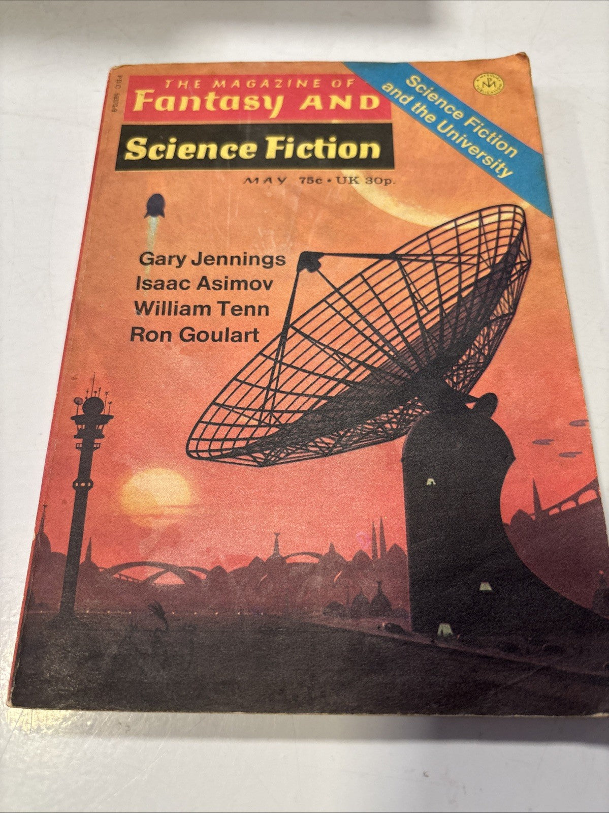 The Magazine of Fantasy & Science Fiction May 1972 Ron Goulart Gary Jennings
