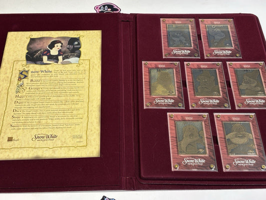 Snow White and the Seven Dwarfs 24K Gold Cards Disney Showcase Collection