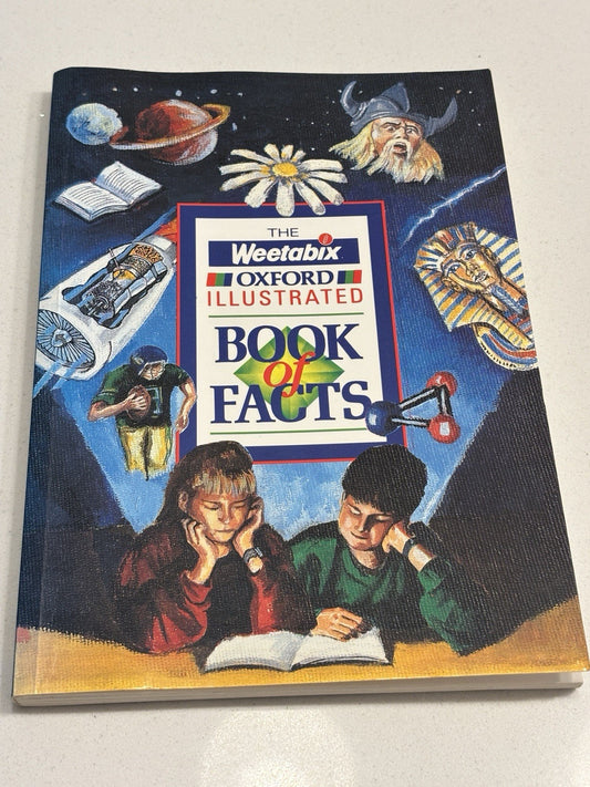 Retro 1993 The Weetabix Oxford Illustrated Book Of Facts Great Cond Vintage