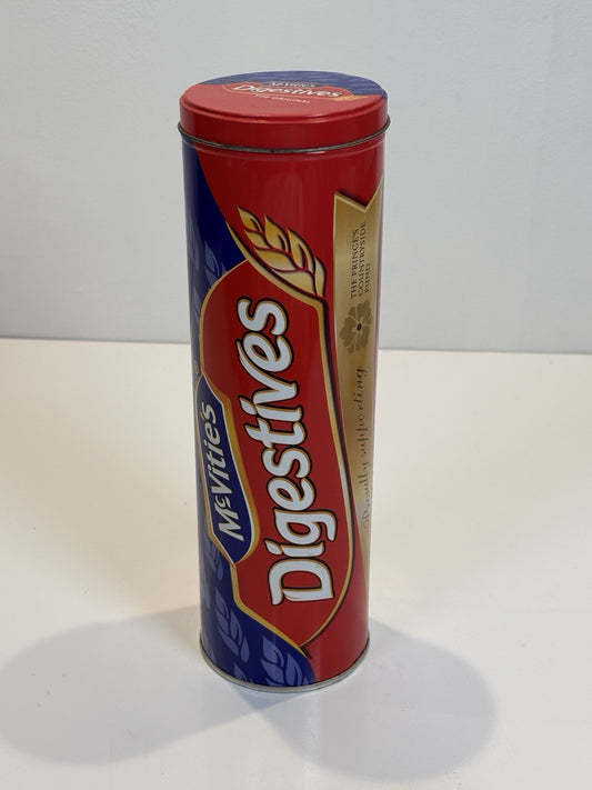 Vintage McVitie's Digestives Biscuit Tin Commemorative Princes Countryside Fund