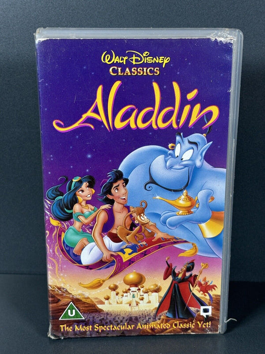 Rare Walt Disney Classic Aladdin (VHS) Cassette
