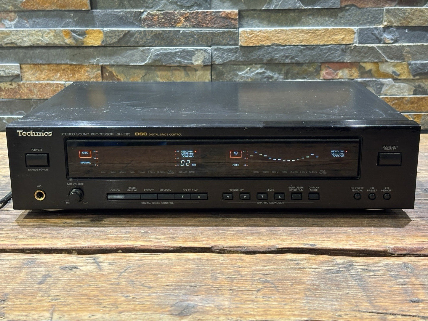Technics SH-E85 Stereo Sound Processor/ Graphic Spectrum Analyser Fully Working