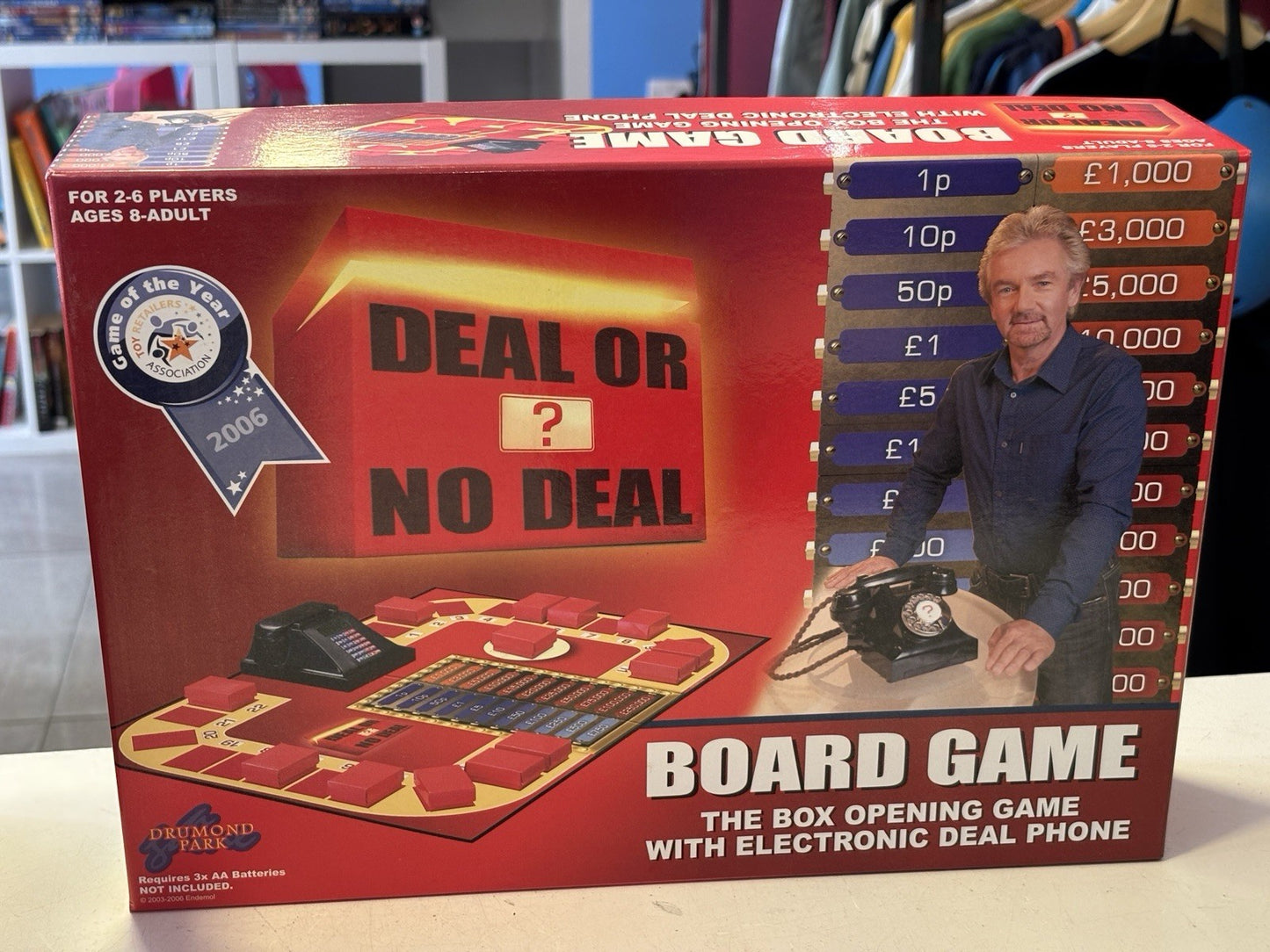 DEAL OR NO DEAL (2006) ELECTRONIC BOARD GAME 100% COMPLETE