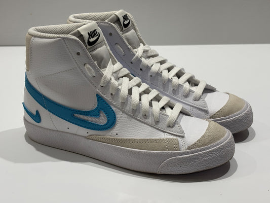Nike Blazer Mid Size UK 5 White Blue Lightening