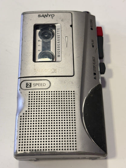 Sanyo TRC-530M Talk Book Microcassette Voice Recorder Dictaphone