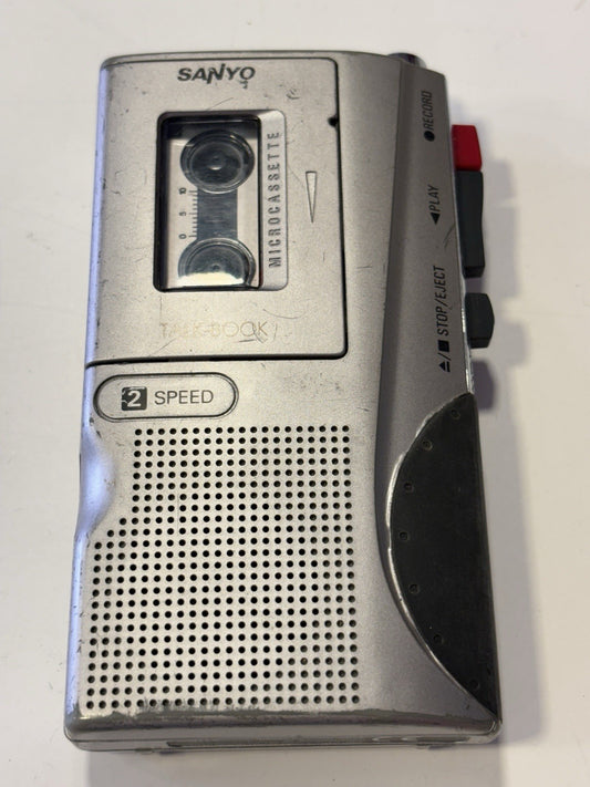Sanyo TRC-530M Talk Book Microcassette Voice Recorder Dictaphone