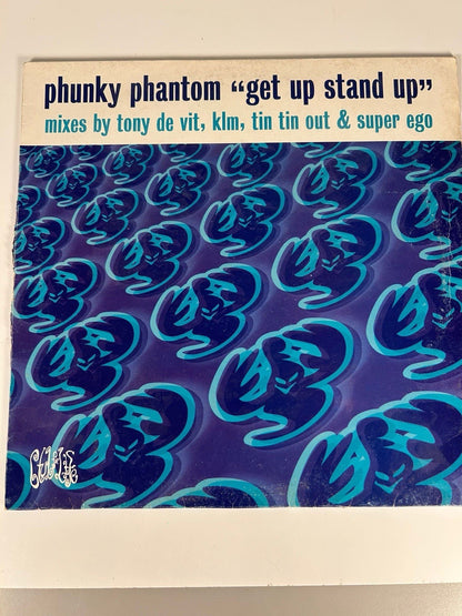 PHUNKY PHANTOM - GET UP STAND UP - 12" VINYL RECORD - 90S DANCE IBIZA HOUSE DJ