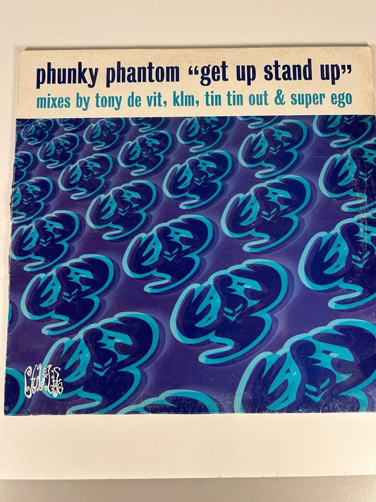 PHUNKY PHANTOM - GET UP STAND UP - 12" VINYL RECORD - 90S DANCE IBIZA HOUSE DJ
