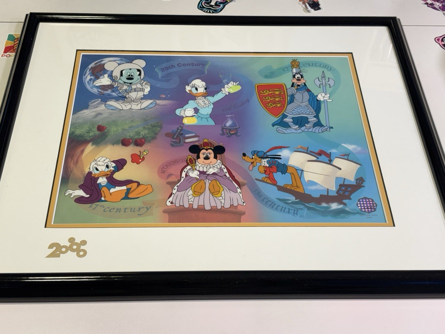 Disney LE 2000 "MILLENIUM MILESTONES" SERICEL A w/COA Art Print