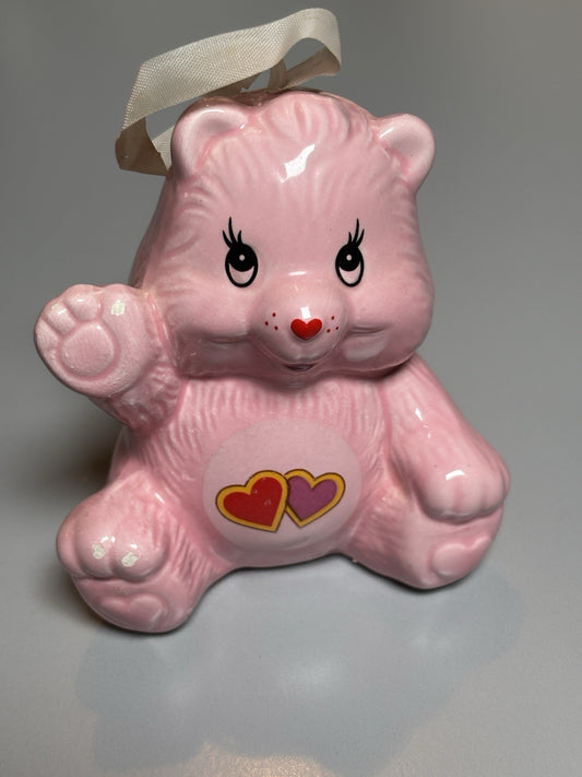 Love A Lot Care Bear Pink Vintage Air Freshener 80's
