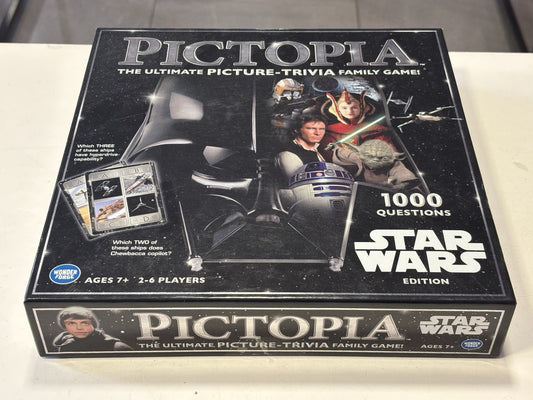 Pictopia Star Wars Ultimate Picture Trivia Board Game - New & Sealed