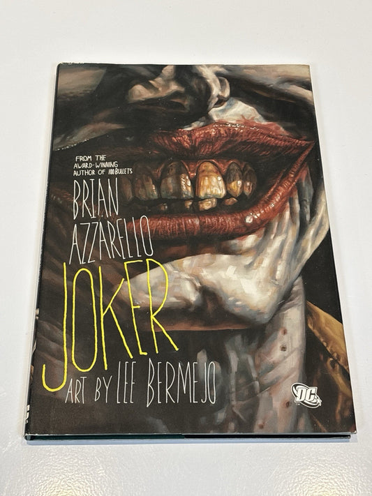 Joker by Brian Azzarello (Hardcover, 2008, Graphic Novel) Like New Dc Comics