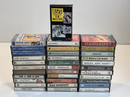 Vintage Music Cassette Tapes Job Lot Bundle x 34