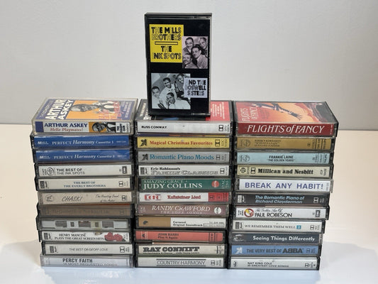 Vintage Music Cassette Tapes Job Lot Bundle x 34