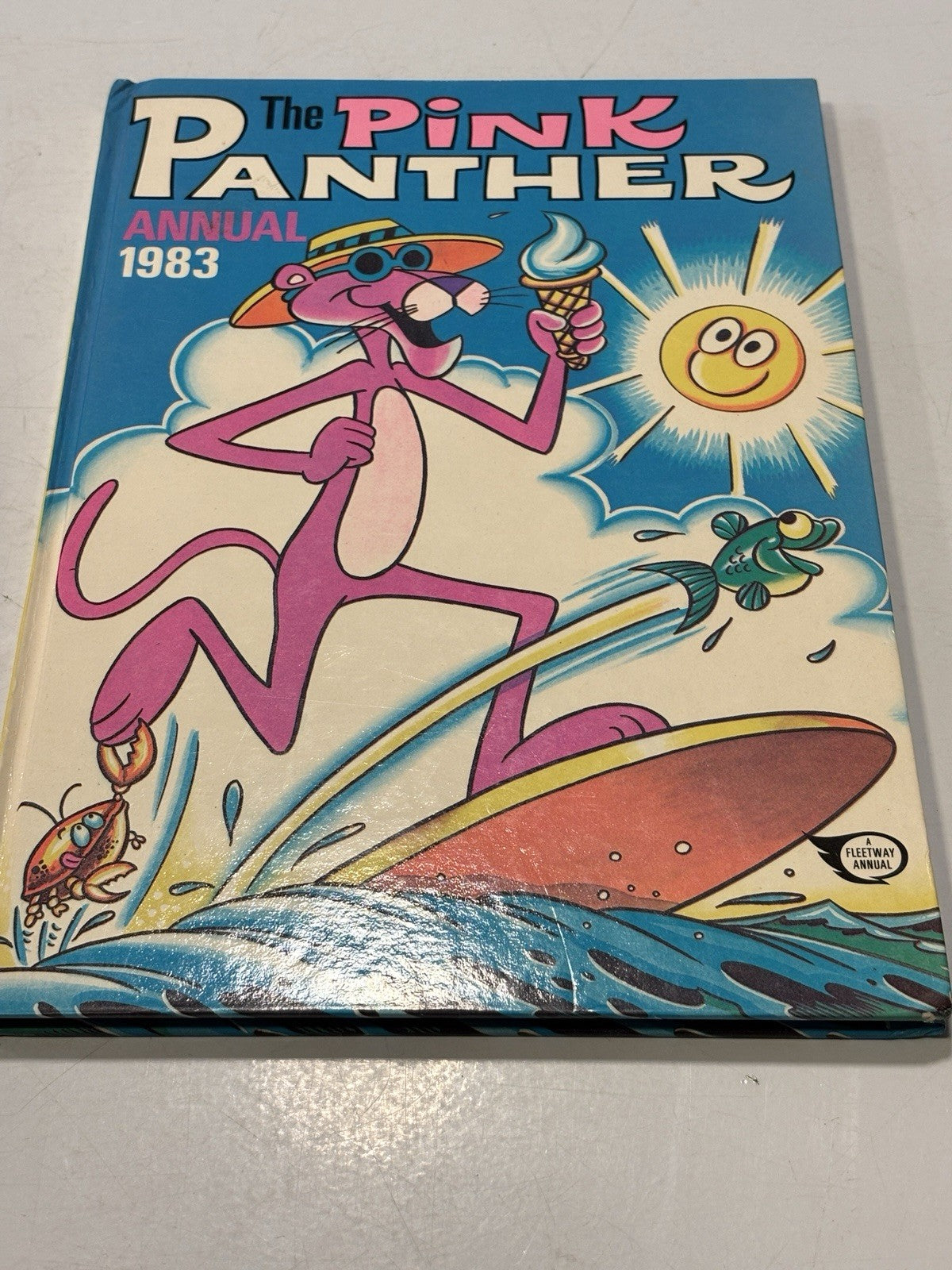 VINTAGE TV COMICS PINK PANTHER ANNUAL 1983 HARDBACK BOOK RETRO COLLECT