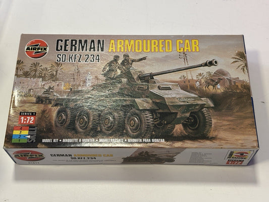 Airfix Series 1 01311 1/72 German Armoured car Sd.Kfz.234 Sealed Vintge Tank Kit