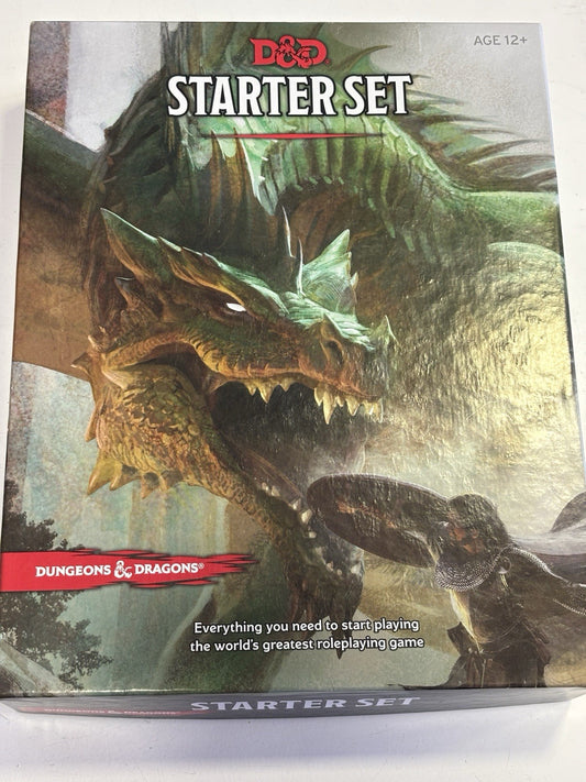 WOTC D&D 5E D20 STARTER SET LOST MINE PHANDELVER BOXED DUNGEON DRAGON OK + DICE