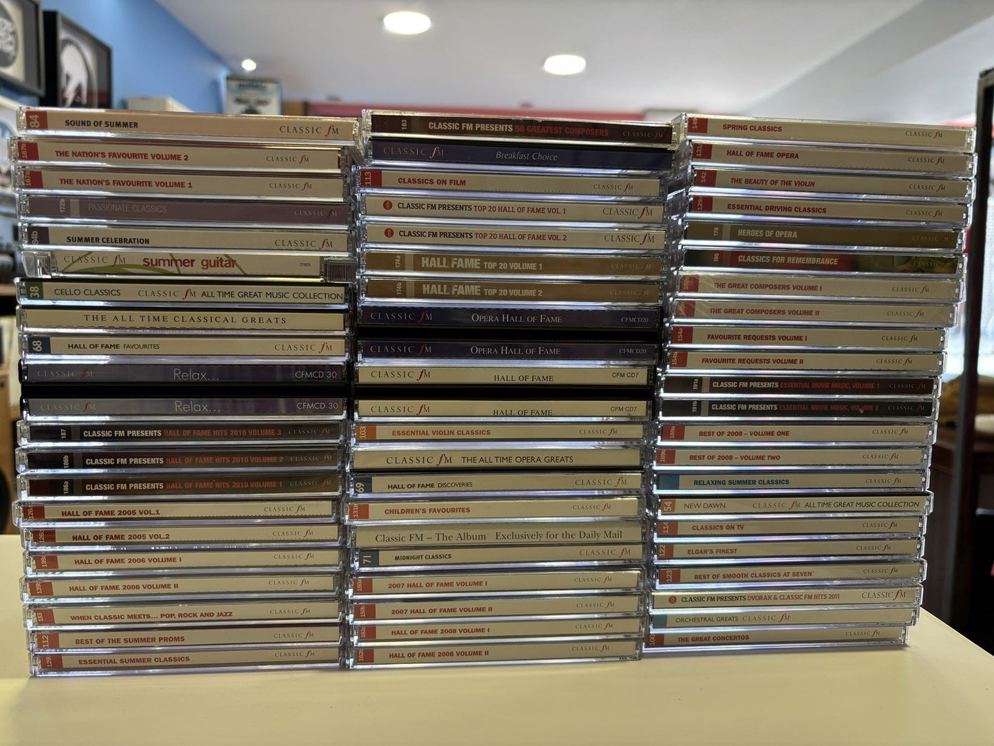 62x Classic FM CD’s Including 4 Double Albums