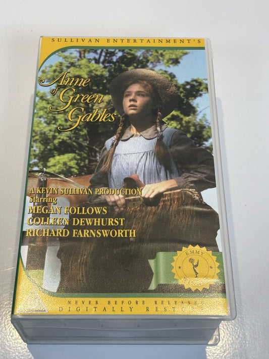 Anne of Green Gables (VHS, 2002, 2-Tape Set) Megan Follows, Colleen Dewhurst NEW