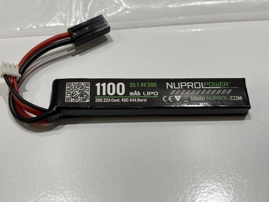 NP POWER 1100MAH 11.1V 20C STICK TYPE 8055 Small Tamiya