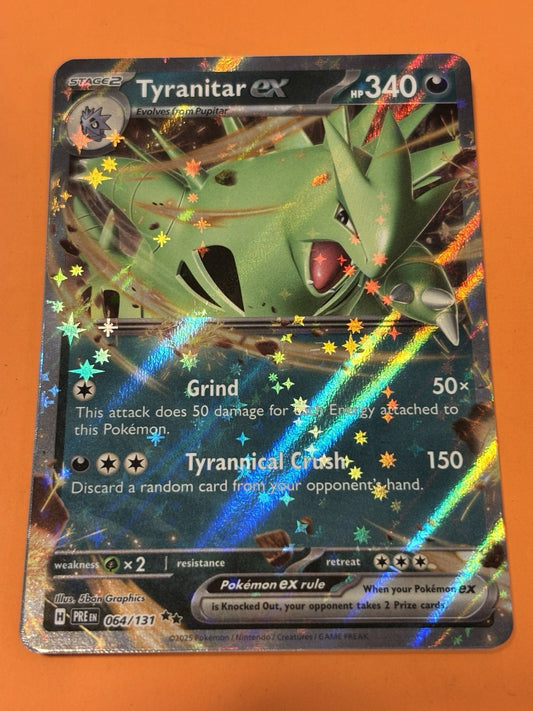 Pokemon TCG - Prismatic Evolution - Tyranitar EX 064/131 - NM
