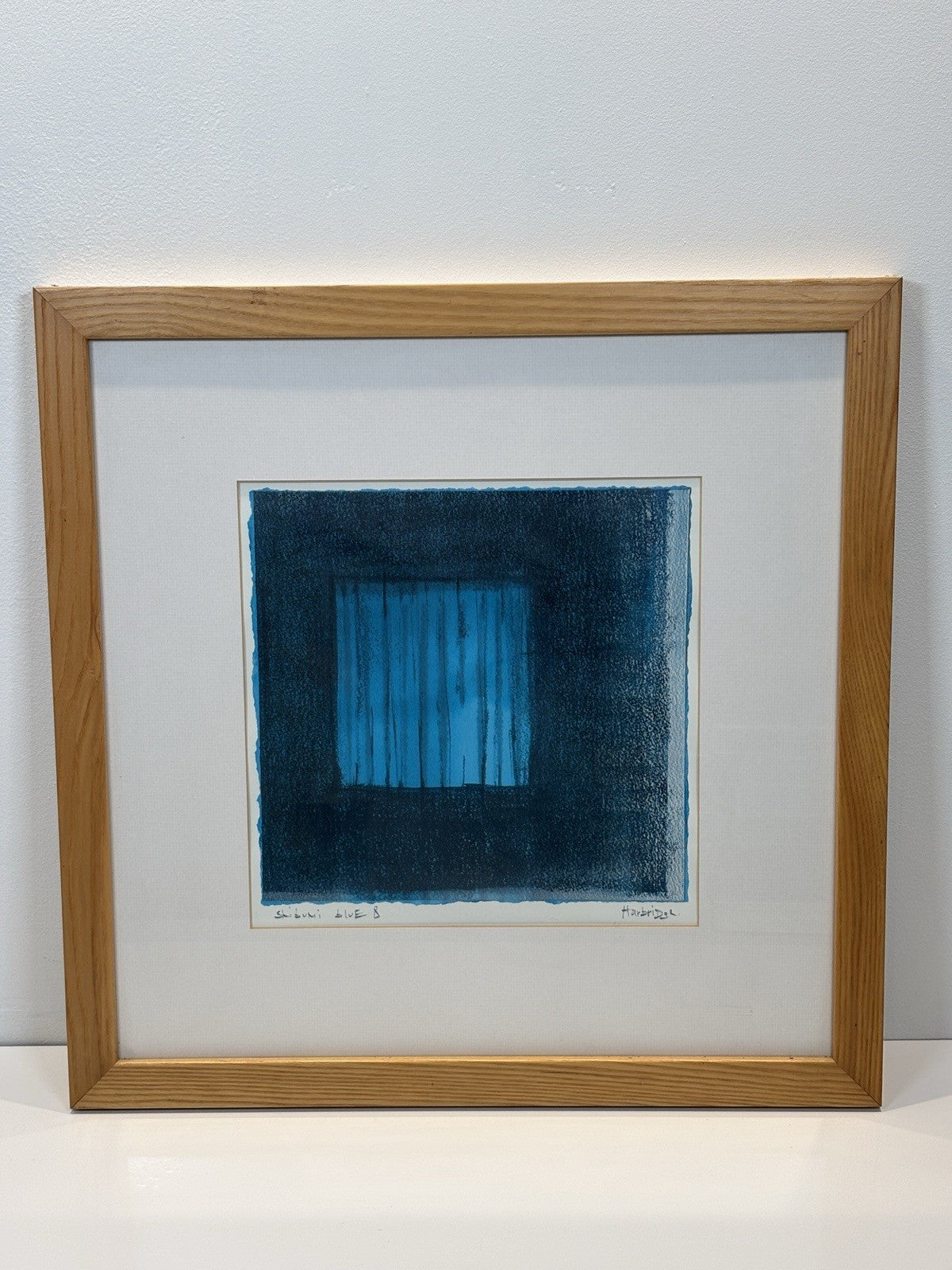 Tim Harbridge Shibumi Blue 8 Framed Art Print Decorative Home Decor Collectable