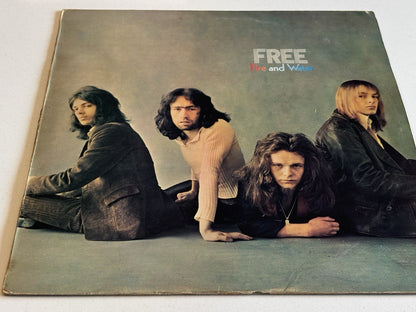 Free - Fire & Water - Vinyl LP UK 1970 Pink Rim Press EX+