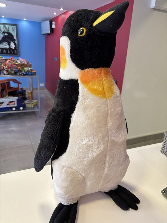 Melissa & Doug Large Standing Penguin Plush 26” Toy Nursery Accessory