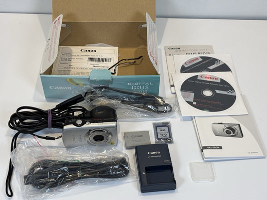Canon IXUS 870 IS Digital Camera  Image Stabilizer 4x Zoom Great Condition
