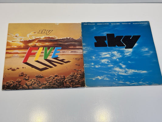 Sky and Sky Five Live - Prog Rock, Acoustic Double and Single Albums