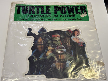 TURTLE POWER PARTNERS IN KRYME PICTURE DISC 7" VINYL