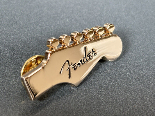 Fender Guitar Headstock Pin Badge