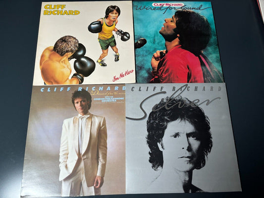 4 x Cliff Richard Vinyl LP's