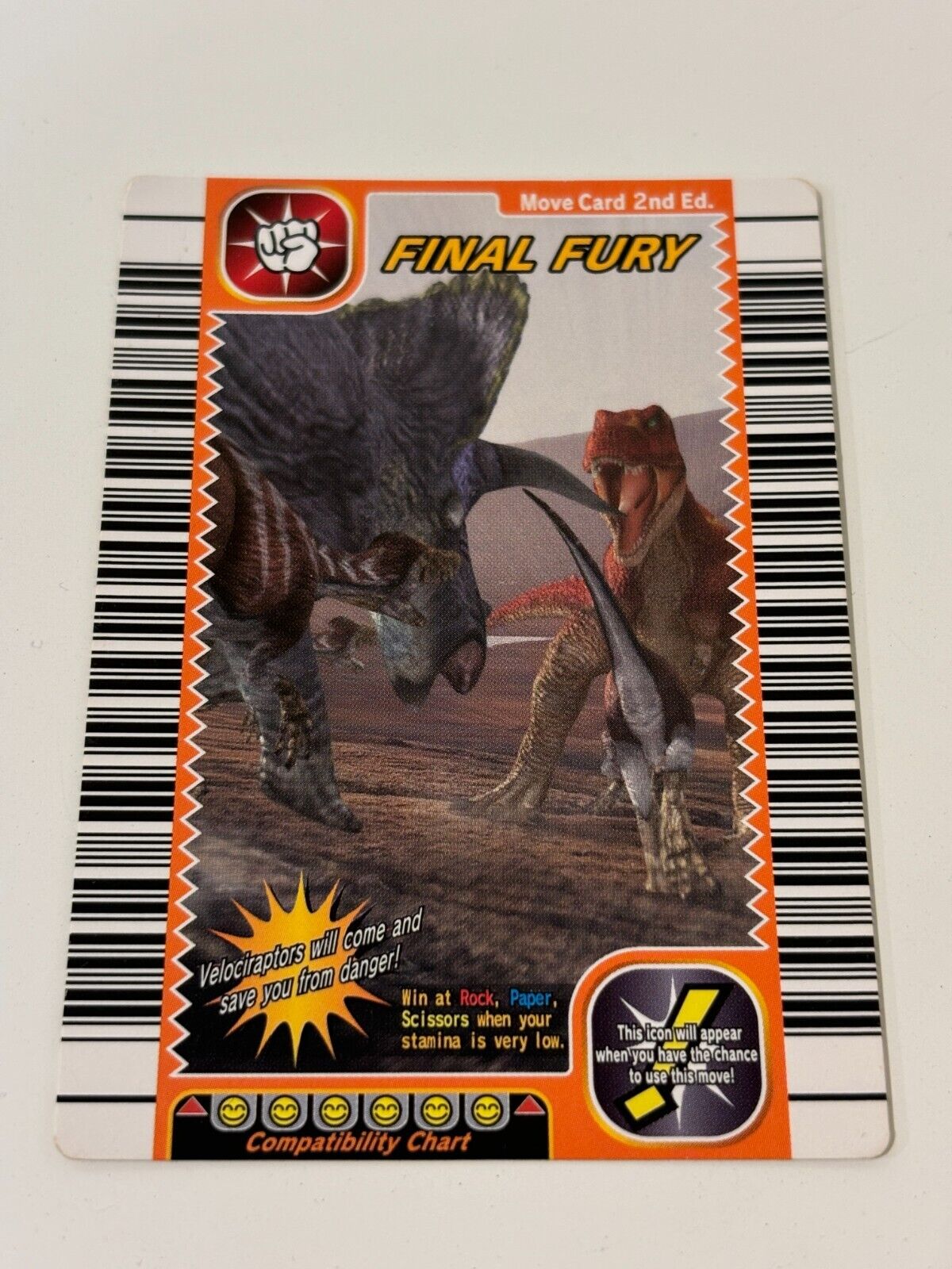 Dinosaur King Final Fury Move Card 2nd Ed.
