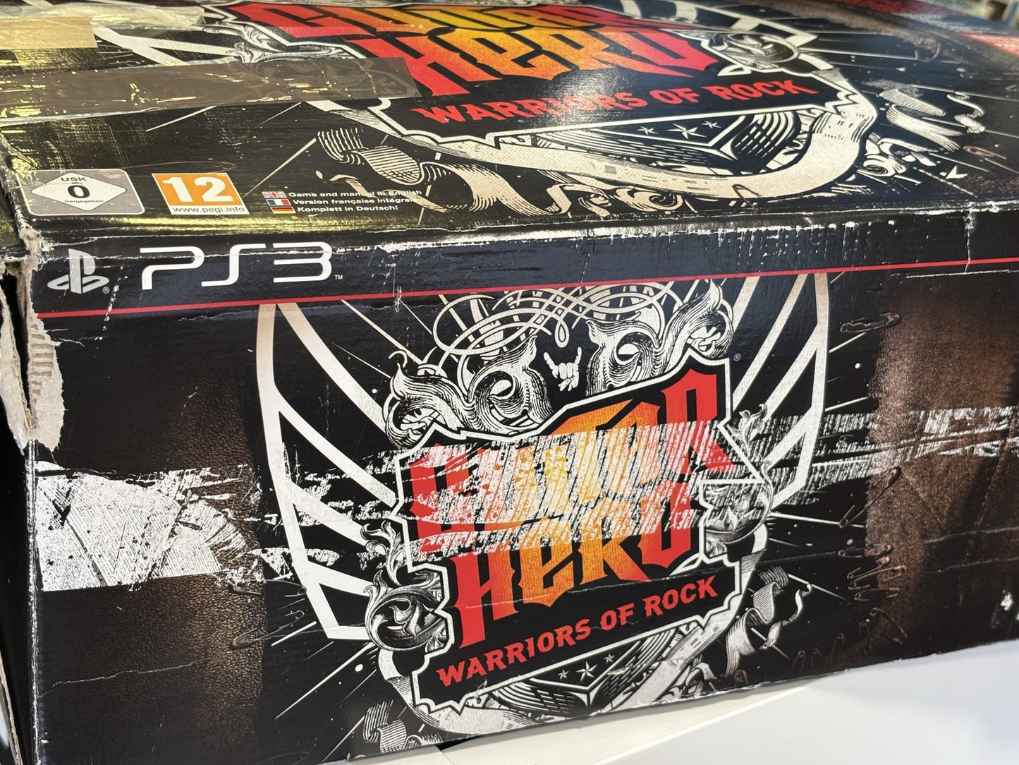 Guitar Hero Warriors Of Rock Drum set Kit Band PS3 band hero 3 Games Included