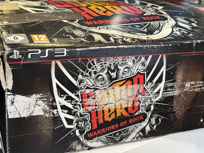 Guitar Hero Warriors Of Rock Drum set Kit Band PS3 band hero 3 Games Included