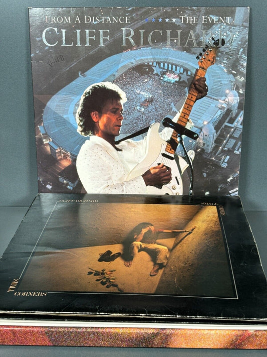 Bundle 8x Cliff Richard Vinyls (including 2x Double, 1x 8 LP Box)