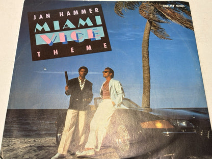 JAN HAMMER Miami Vice Theme 1985 MCAT 1000 12" Vinyl Single  45 record
