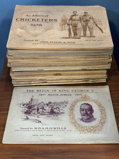 16x Vintage Cigarette Card Complete Albums