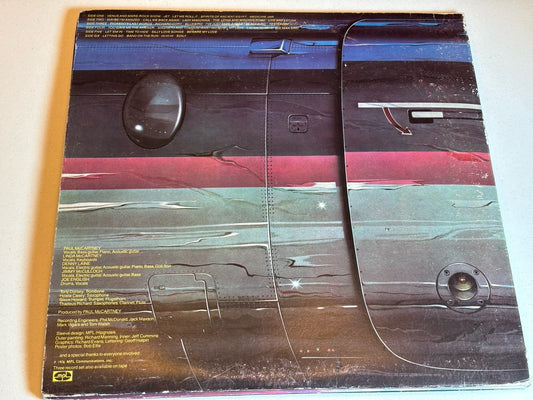 Paul McCartney & Wings Wings Over America Vinyl UK 1976 1st Press 3 LP & Poster