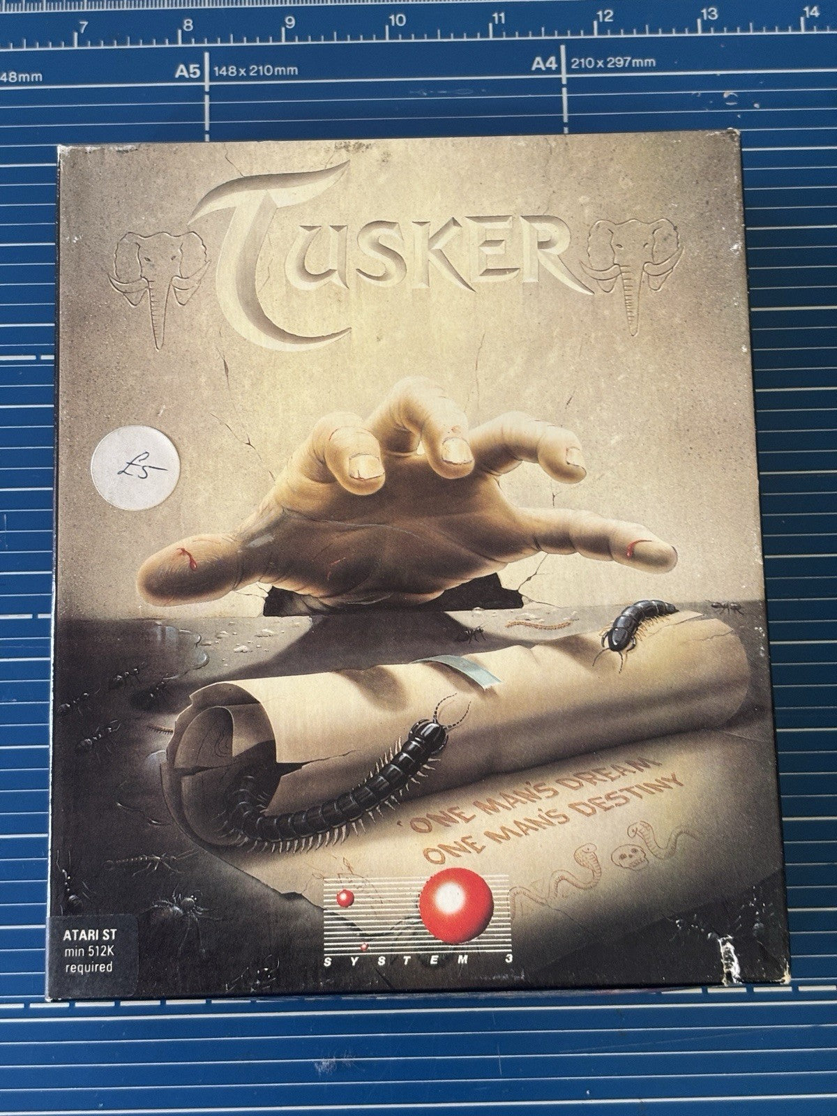 Tusker Atari ST Complete PAL Adventure Tested System 3